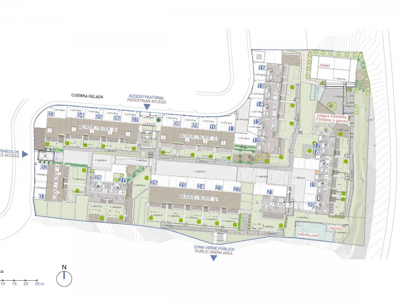 4 makuuhuone Omakotitalo myytävänä paikassa La Nucia mukana uima-altaan - 439 000 € (Ref: 9318329)