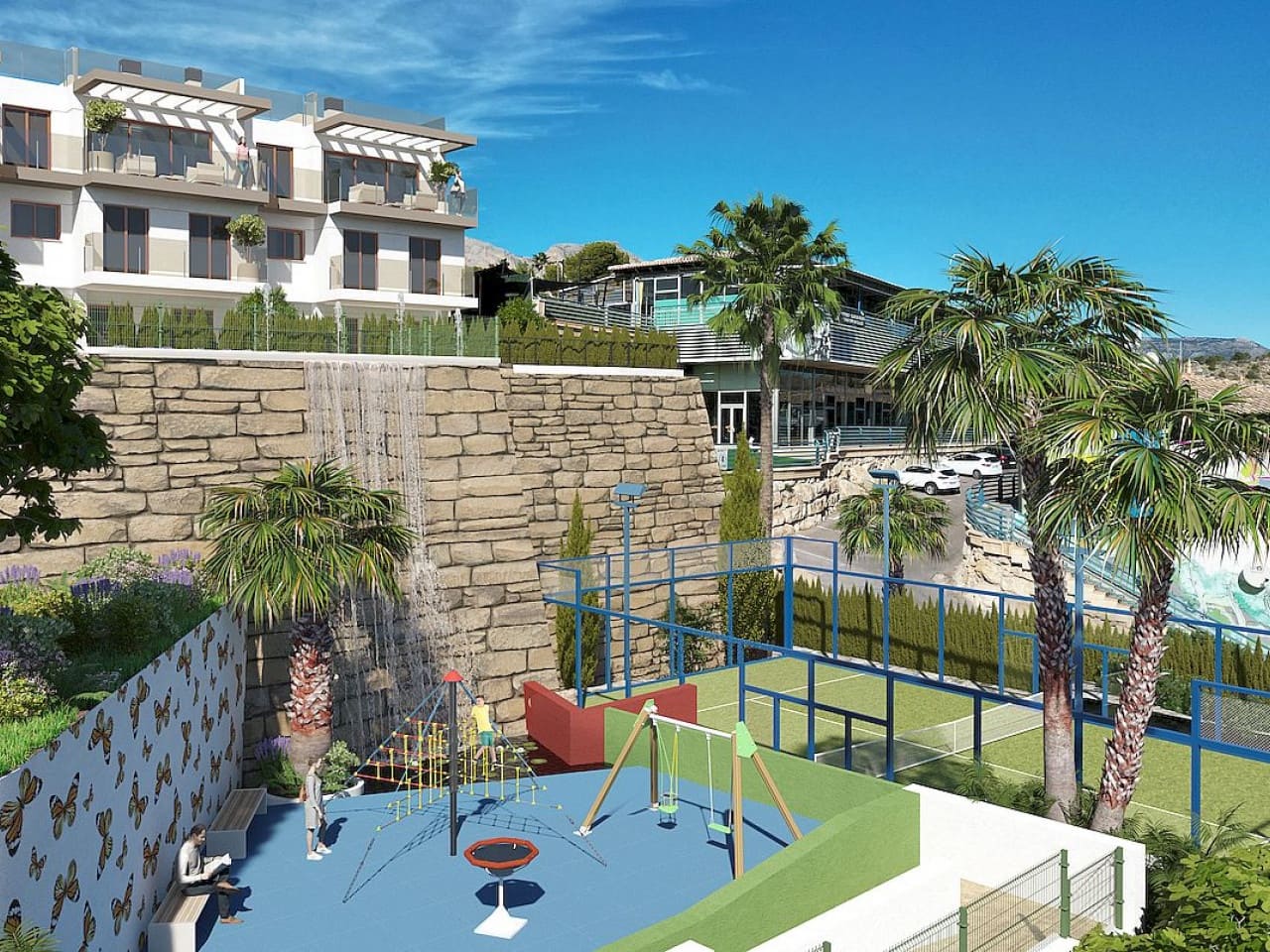 4 makuuhuone Omakotitalo myytävänä paikassa La Nucia mukana uima-altaan - 439 000 € (Ref: 9318329)