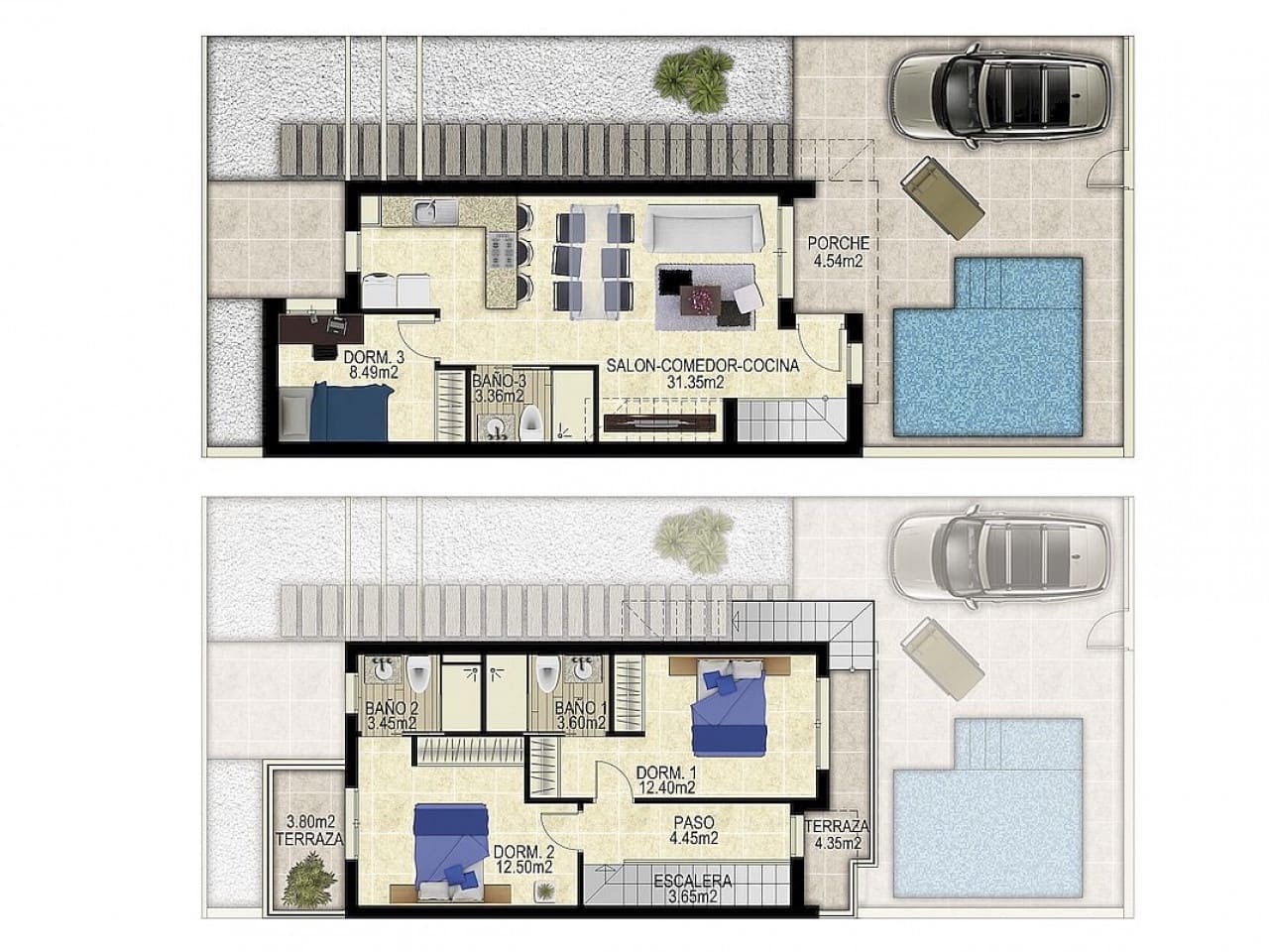 3 soverom Villa til salgs i La Torreta med svømmebasseng - € 409 000 (Ref: 9318342)