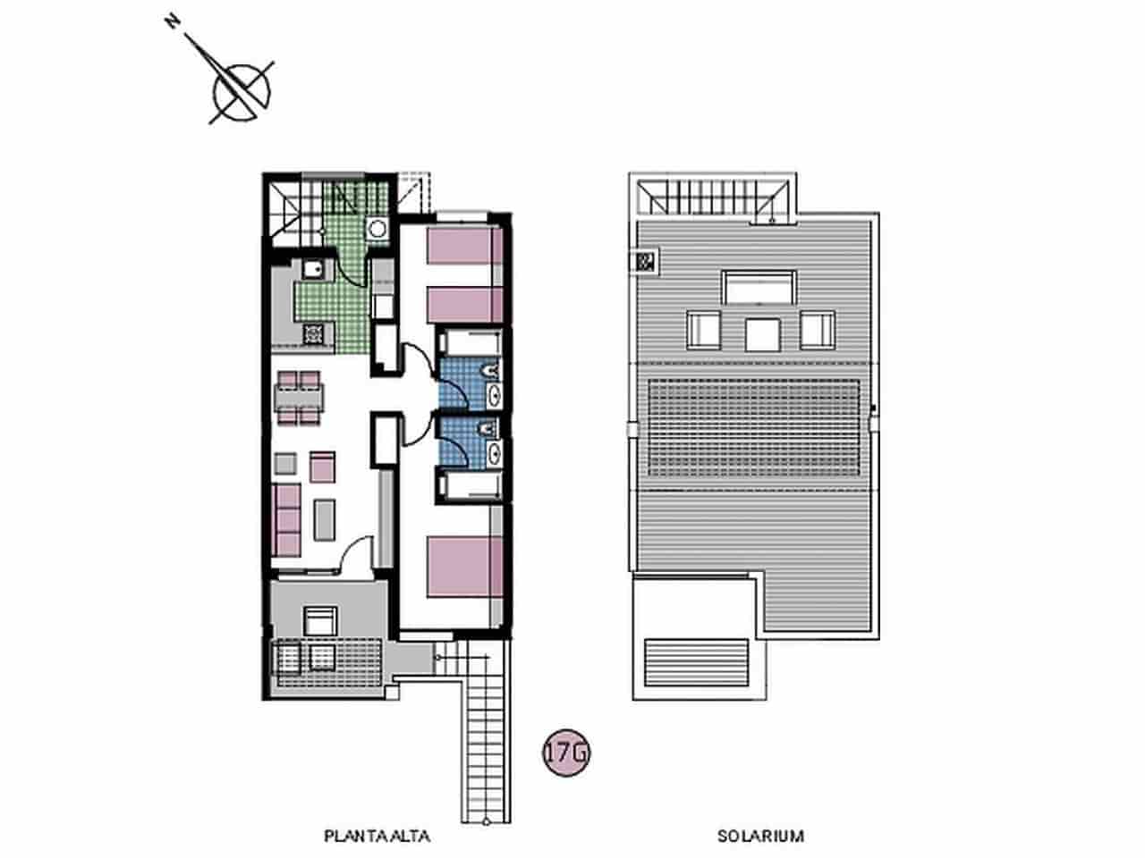 2 bedroom Terraced Villa for sale in Pilar de la Horadada with pool - € 339,000 (Ref: 9318349)