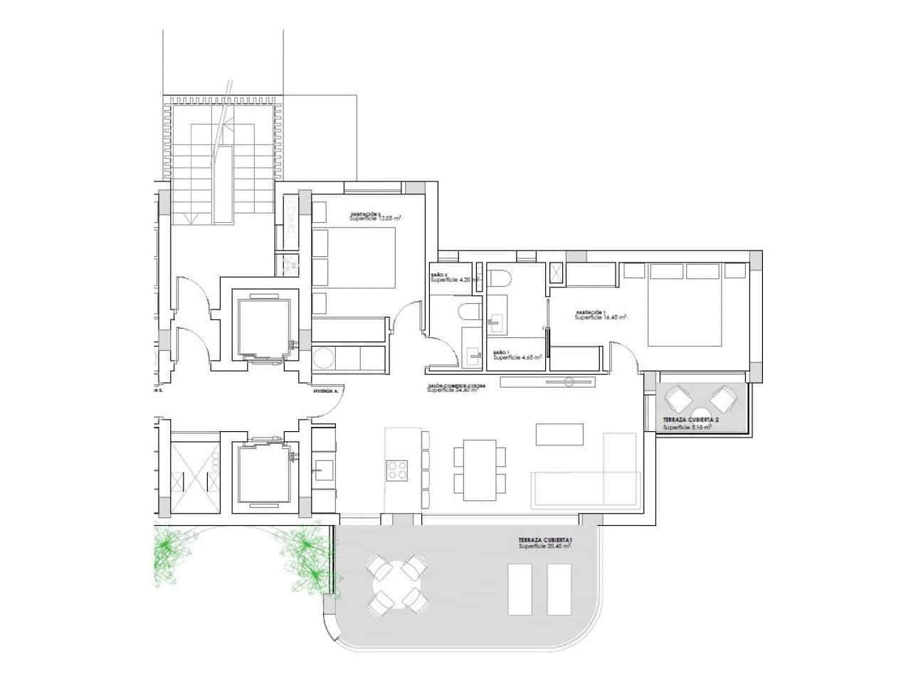 2 bedroom Apartment for sale in Guardamar del Segura with pool - € 269,500 (Ref: 9318355)