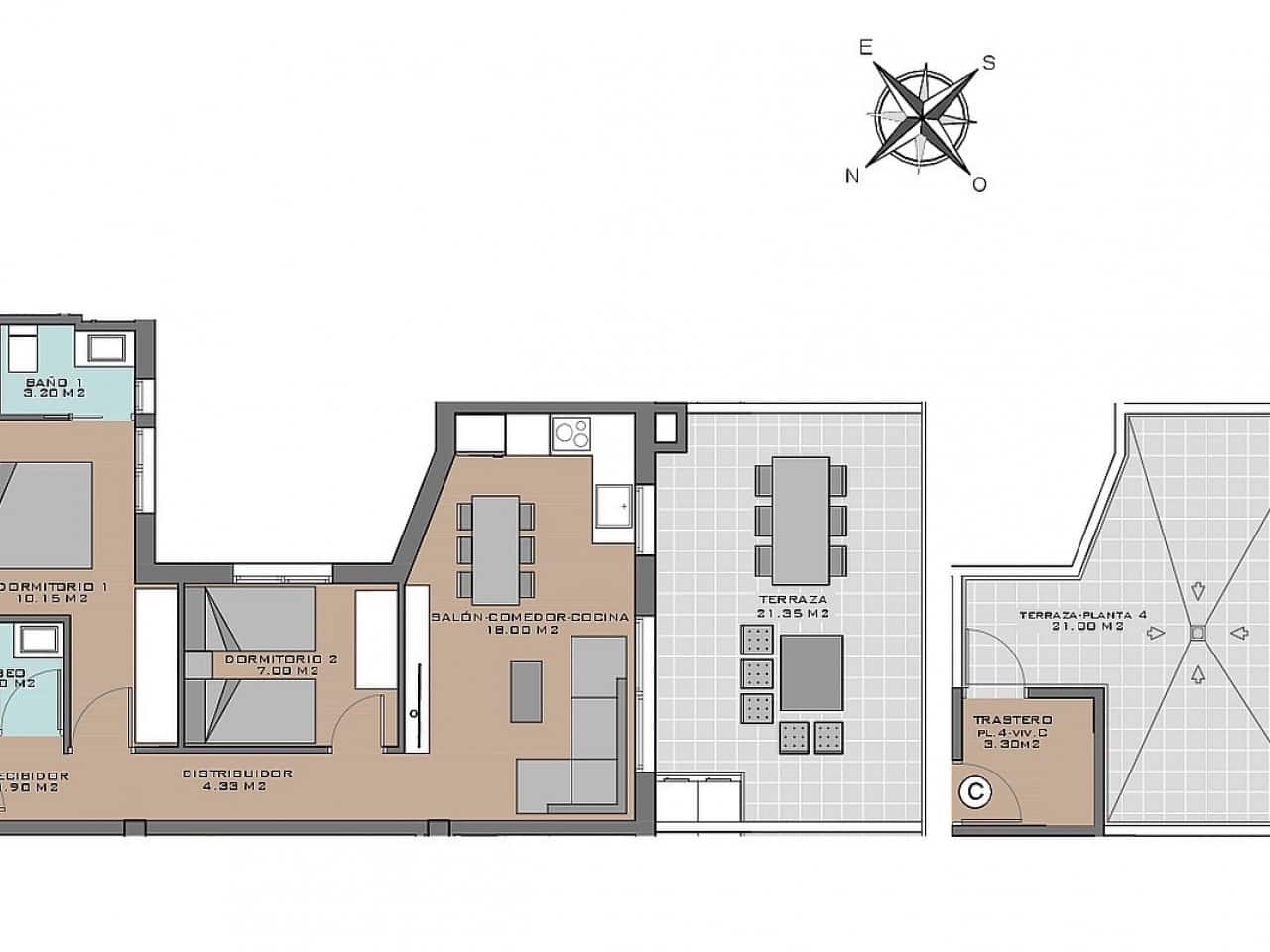 2 quarto Apartamento para venda em Santa Pola com piscina - 215 000 € (Ref: 9318357)
