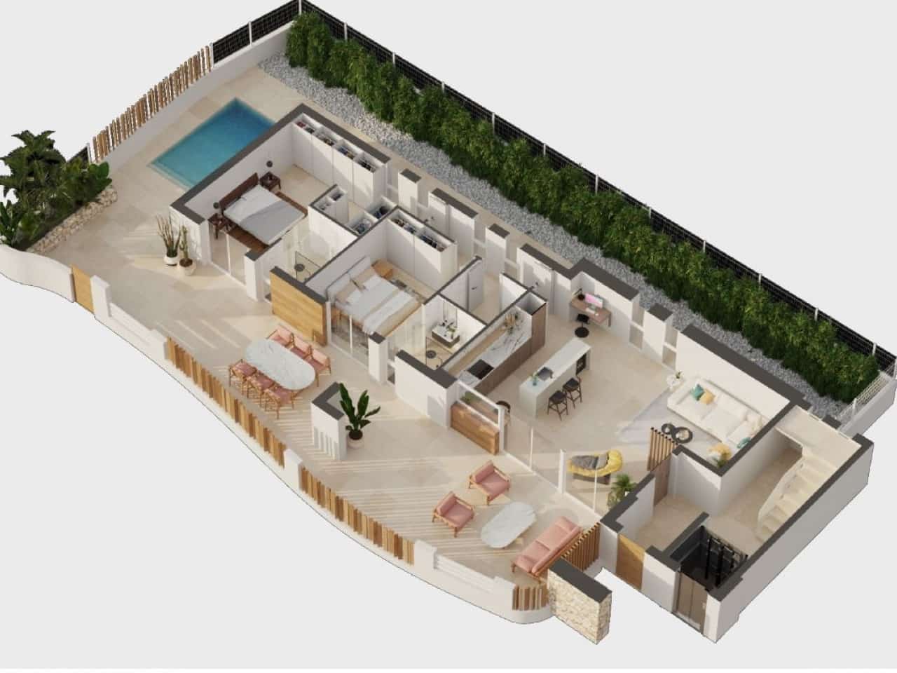 2 makuuhuone Rivitalo myytävänä paikassa San Juan de los Terreros mukana uima-altaan - 385 000 € (Ref: 9318364)