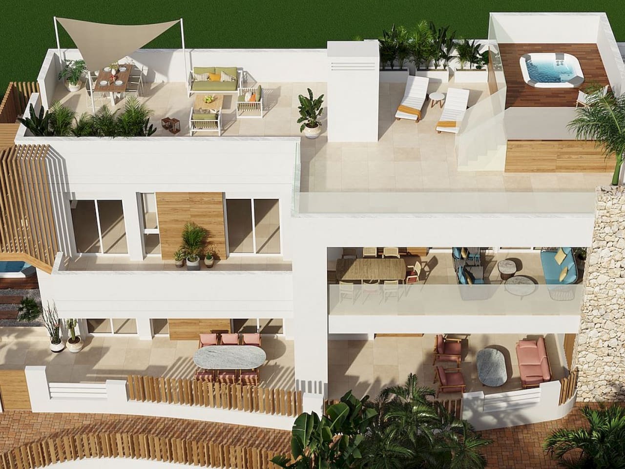 2 makuuhuone Rivitalo myytävänä paikassa San Juan de los Terreros mukana uima-altaan - 385 000 € (Ref: 9318364)