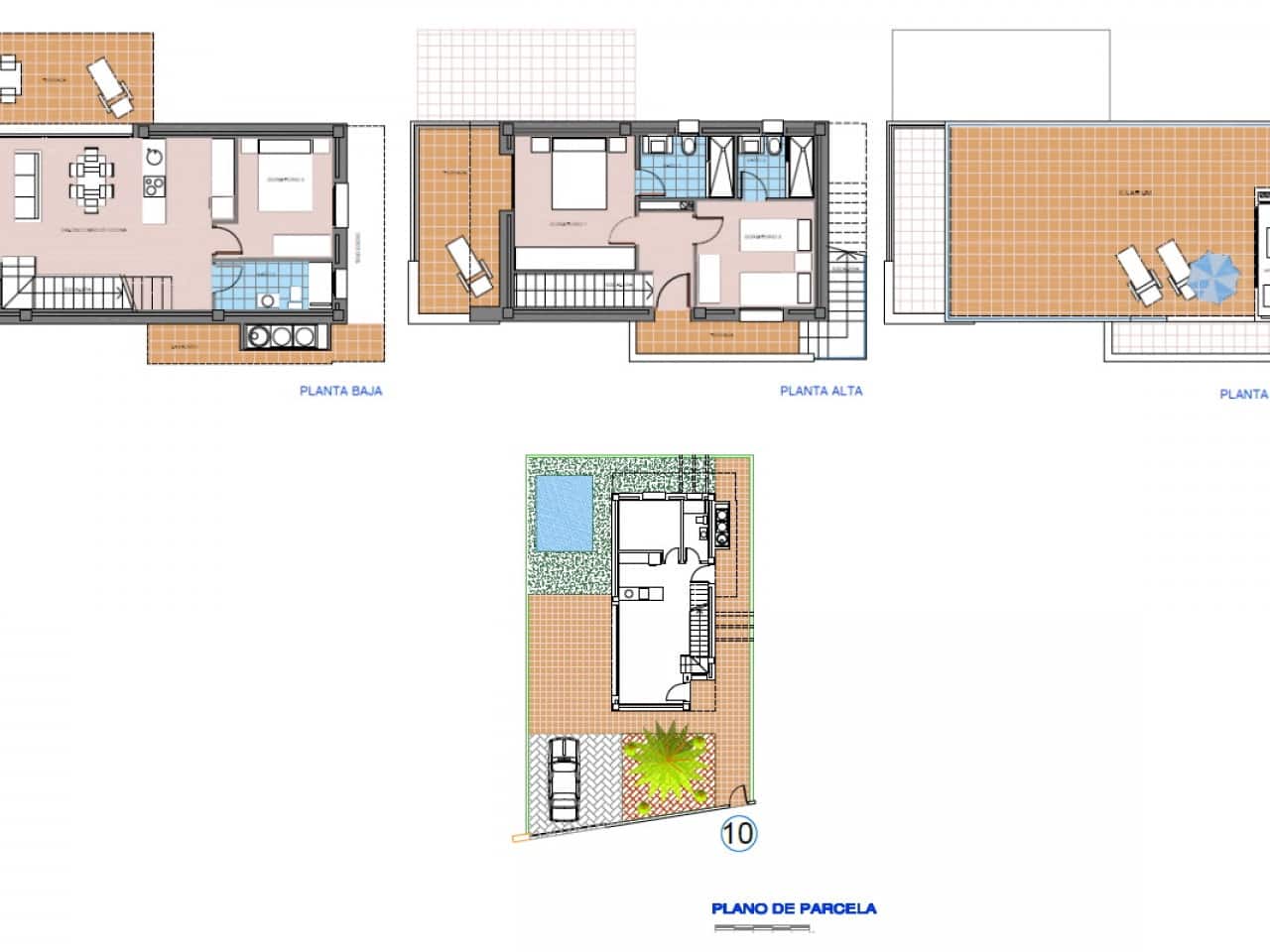 3 sypialnia Willa na sprzedaż w La Marina z basenem - 595 000 € (Ref: 9318372)