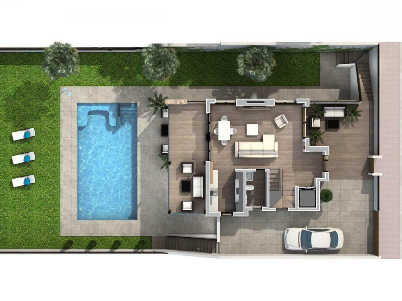 3 bedroom Villa for sale in Ciudad Quesada with pool - € 852,000 (Ref: 9318373)