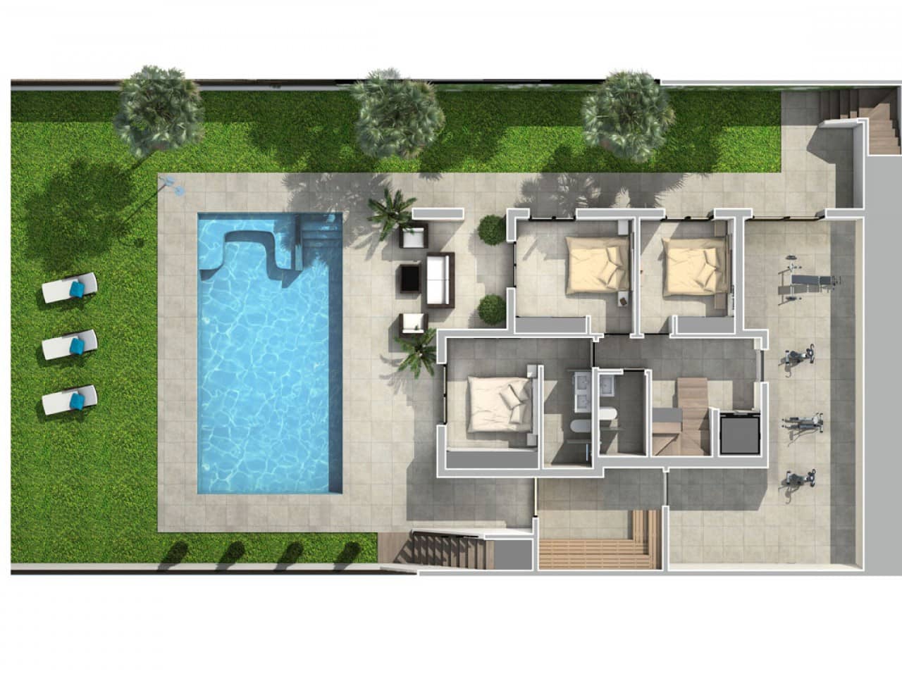 3 bedroom Villa for sale in Ciudad Quesada with pool - € 852,000 (Ref: 9318373)