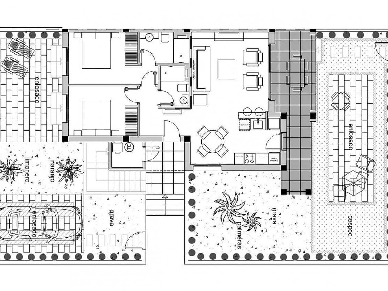 3 slaapkamer Rijtjeshuis te koop in Pueblo Bravo met zwembad - € 380.540 (Ref: 9318377)