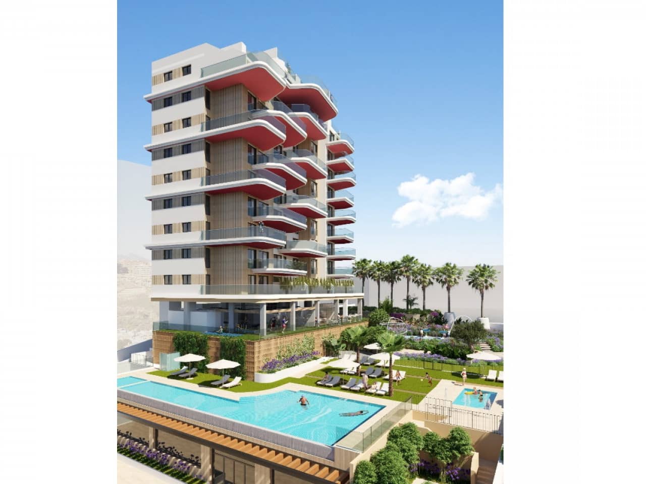2 Zimmer Apartment zu verkaufen in Calpe / Calp mit Pool - 479.000 € (Ref: 9318378)