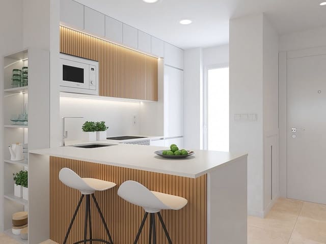 2 Zimmer Apartment zu verkaufen in Calpe / Calp mit Pool - 479.000 € (Ref: 9318378)