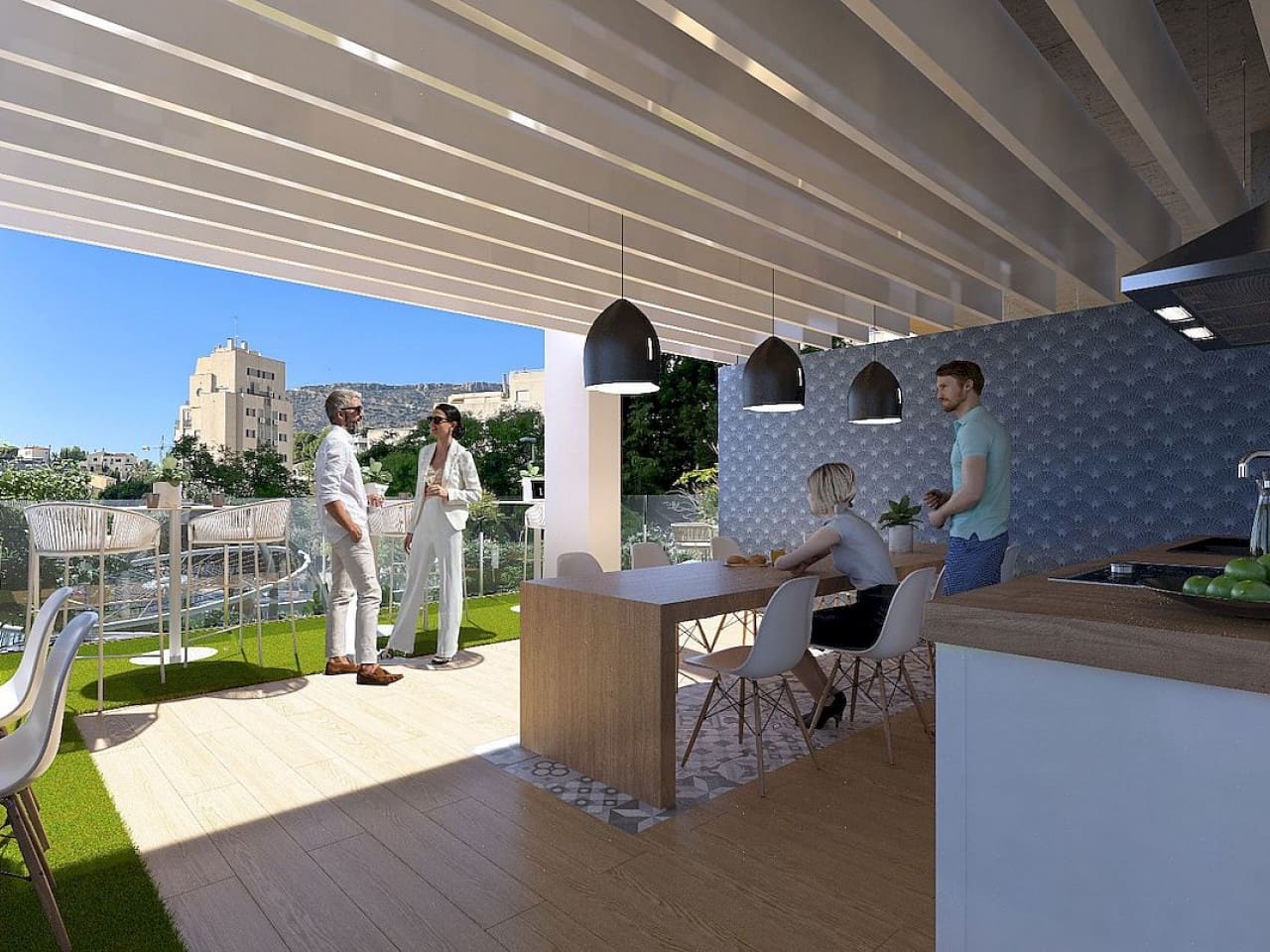 2 Zimmer Apartment zu verkaufen in Calpe / Calp mit Pool - 479.000 € (Ref: 9318378)