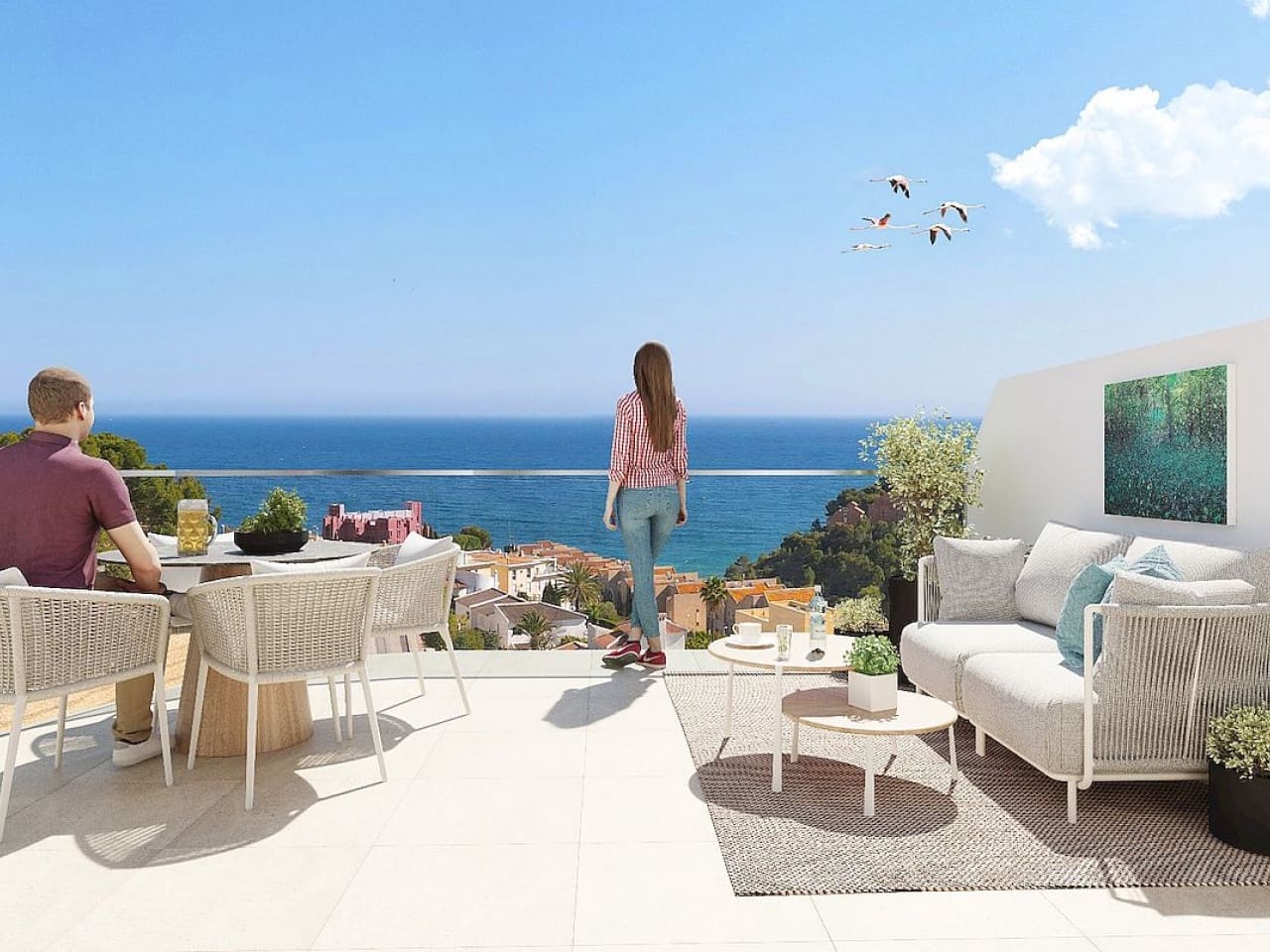 2 Zimmer Apartment zu verkaufen in Calpe / Calp mit Pool - 479.000 € (Ref: 9318378)
