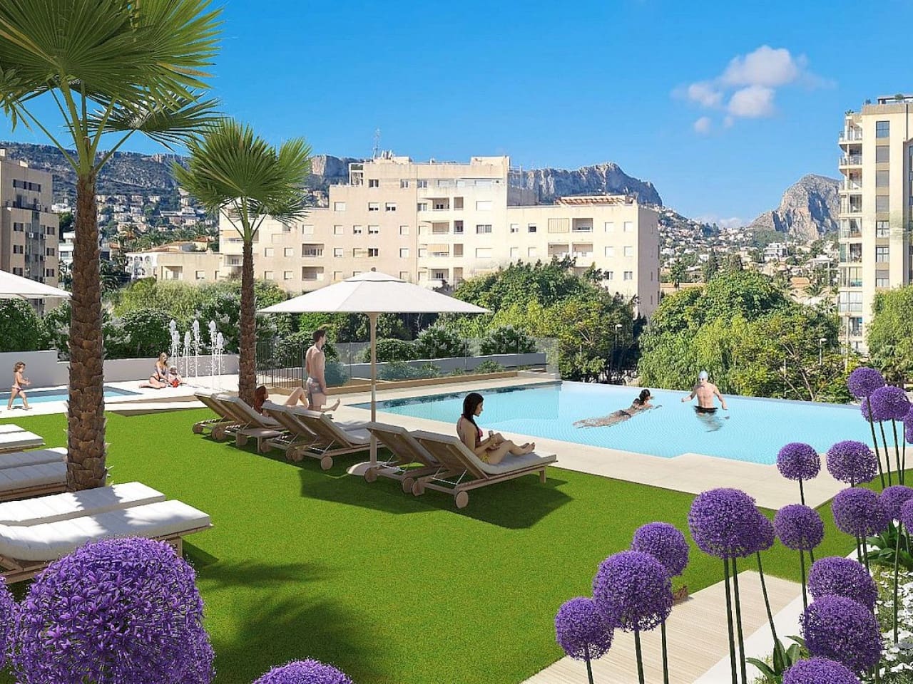 2 Zimmer Apartment zu verkaufen in Calpe / Calp mit Pool - 479.000 € (Ref: 9318378)
