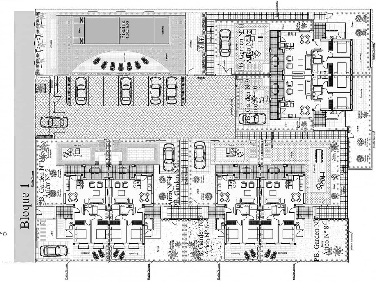 2 sypialnia Dom szeregowy na sprzedaż w Pueblo Bravo z basenem - 370 920 € (Ref: 9318381)
