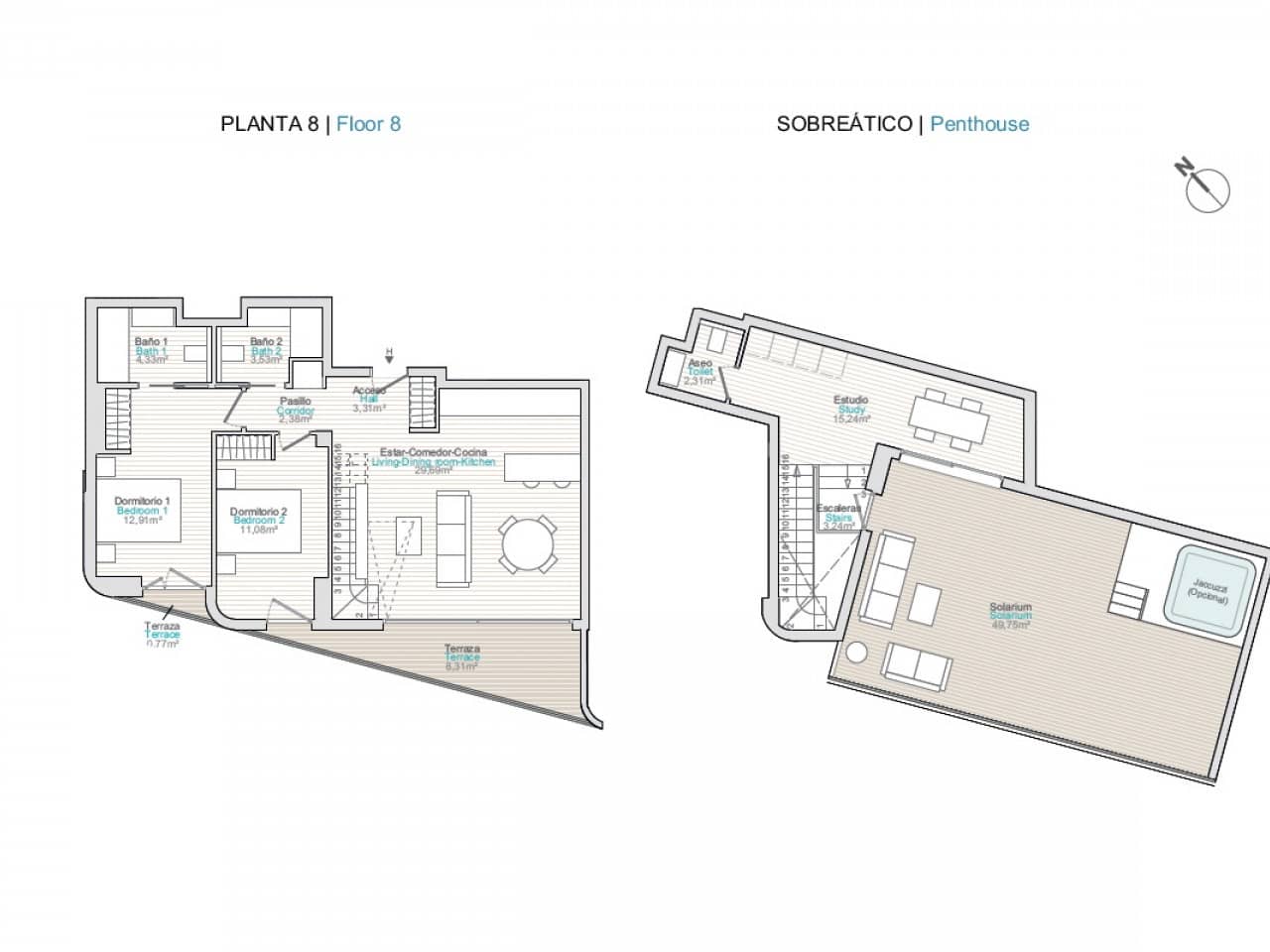 1 camera da letto Appartamento in vendita in La Villajoyosa / Vila Joiosa con piscina - 235.000 € (Rif: 9318392)