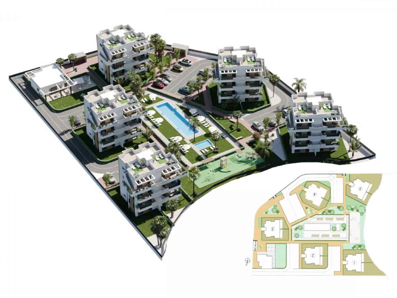 2 makuuhuone Huoneisto myytävänä paikassa Torre-Pacheco mukana uima-altaan - 281 900 € (Ref: 9318398)