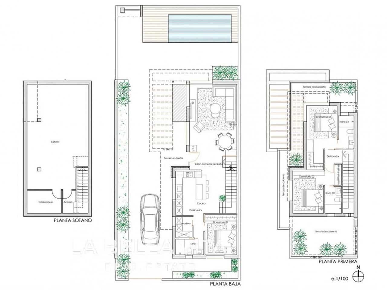 3 bedroom Villa for sale in Torre-Pacheco with pool - € 657,900 (Ref: 9318412)