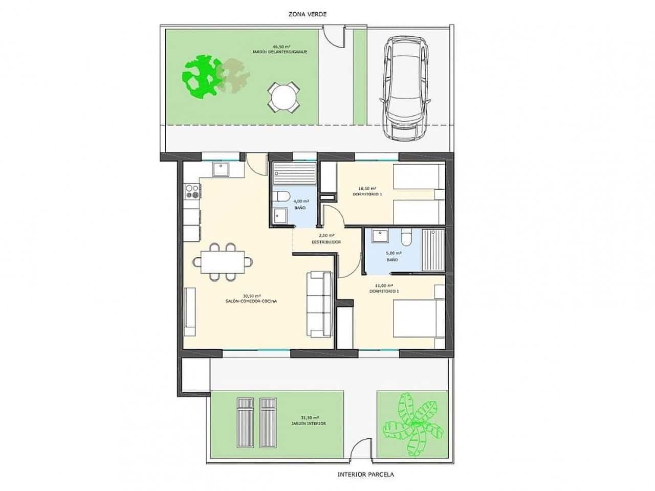 3 soveværelse Rækkehus til salg i Pilar de la Horadada med swimmingpool - € 289.900 (Ref: 9318413)
