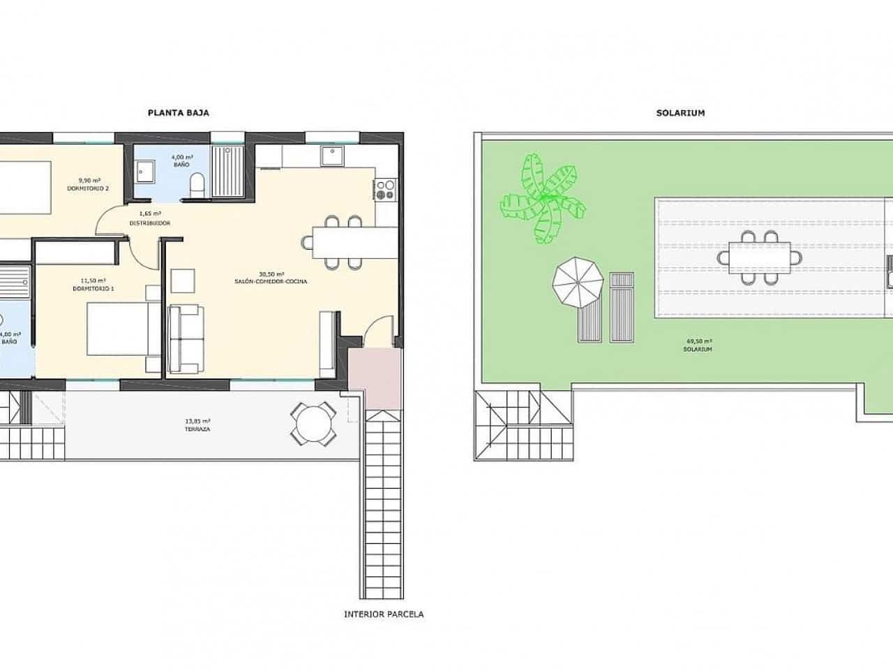 3 soveværelse Rækkehus til salg i Pilar de la Horadada med swimmingpool - € 289.900 (Ref: 9318413)