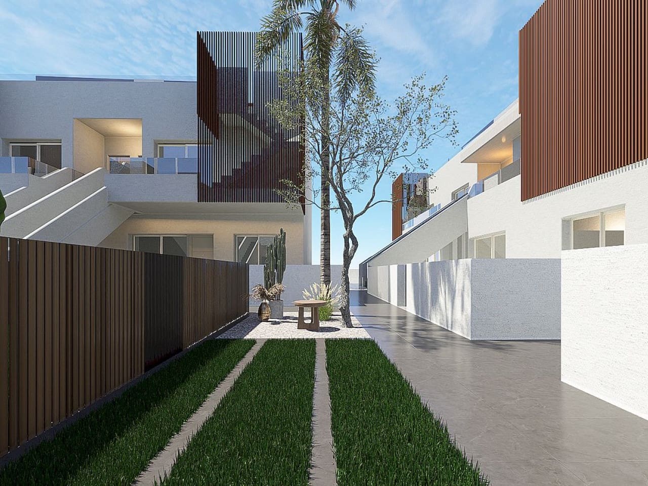 3 soveværelse Rækkehus til salg i Pilar de la Horadada med swimmingpool - € 289.900 (Ref: 9318413)