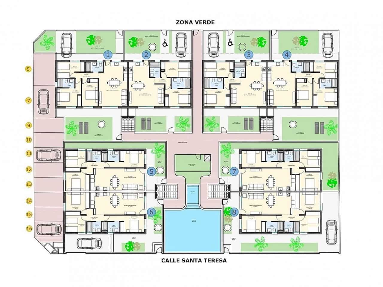3 soveværelse Rækkehus til salg i Pilar de la Horadada med swimmingpool - € 289.900 (Ref: 9318413)