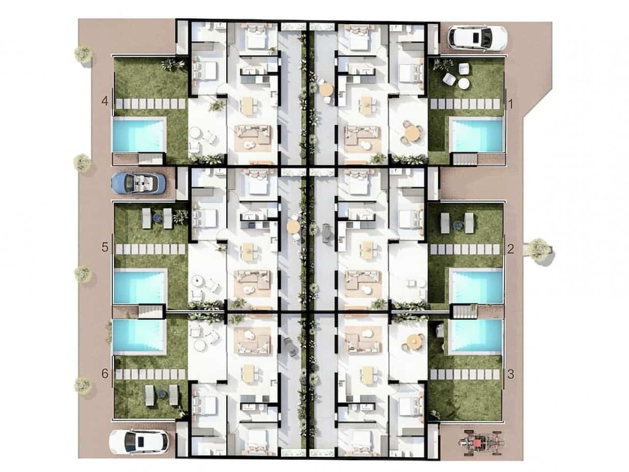 2 bedroom Terraced Villa for sale in Lo Pagan with pool - € 314,900 (Ref: 9318421)