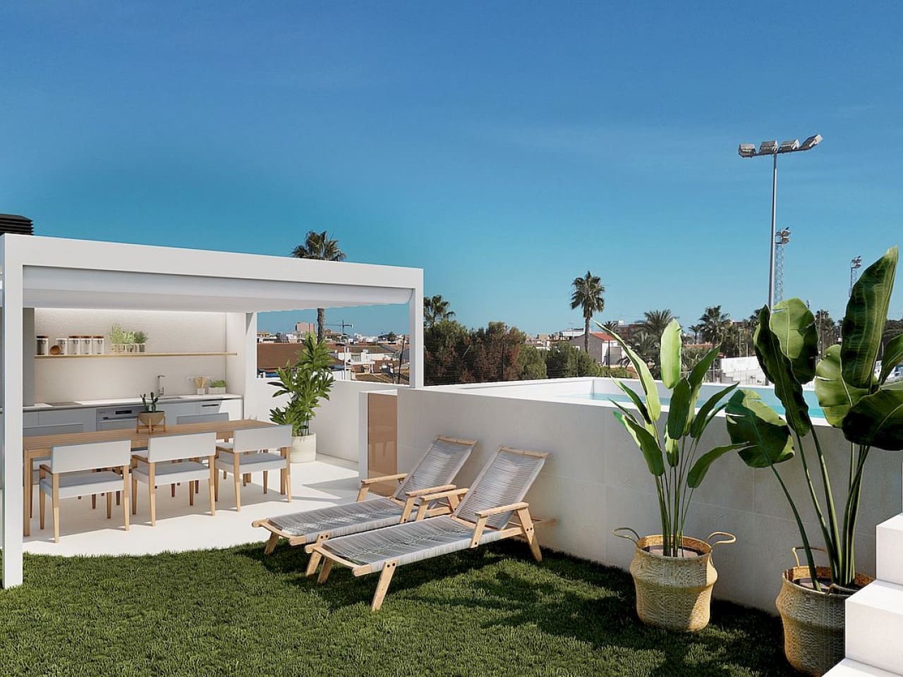 2 bedroom Terraced Villa for sale in Lo Pagan with pool - € 314,900 (Ref: 9318421)