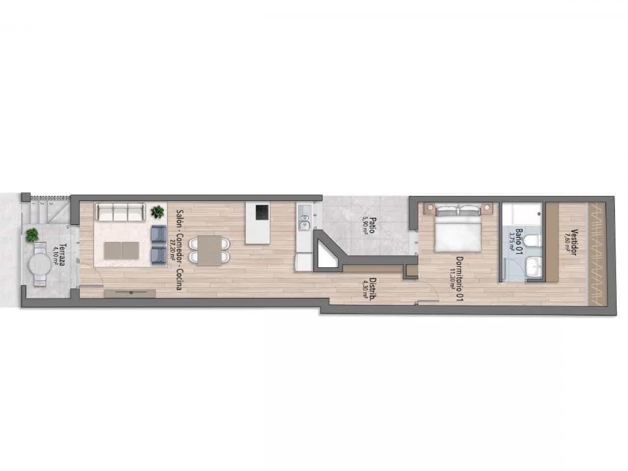 2 bedroom Apartment for sale in Torrevieja with pool - € 260,000 (Ref: 9318426)