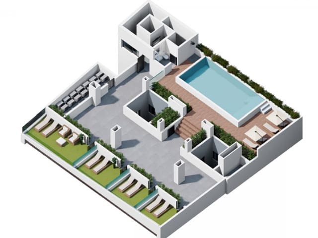 2 bedroom Apartment for sale in Torrevieja with pool garage - € 294,000 (Ref: 9318427)