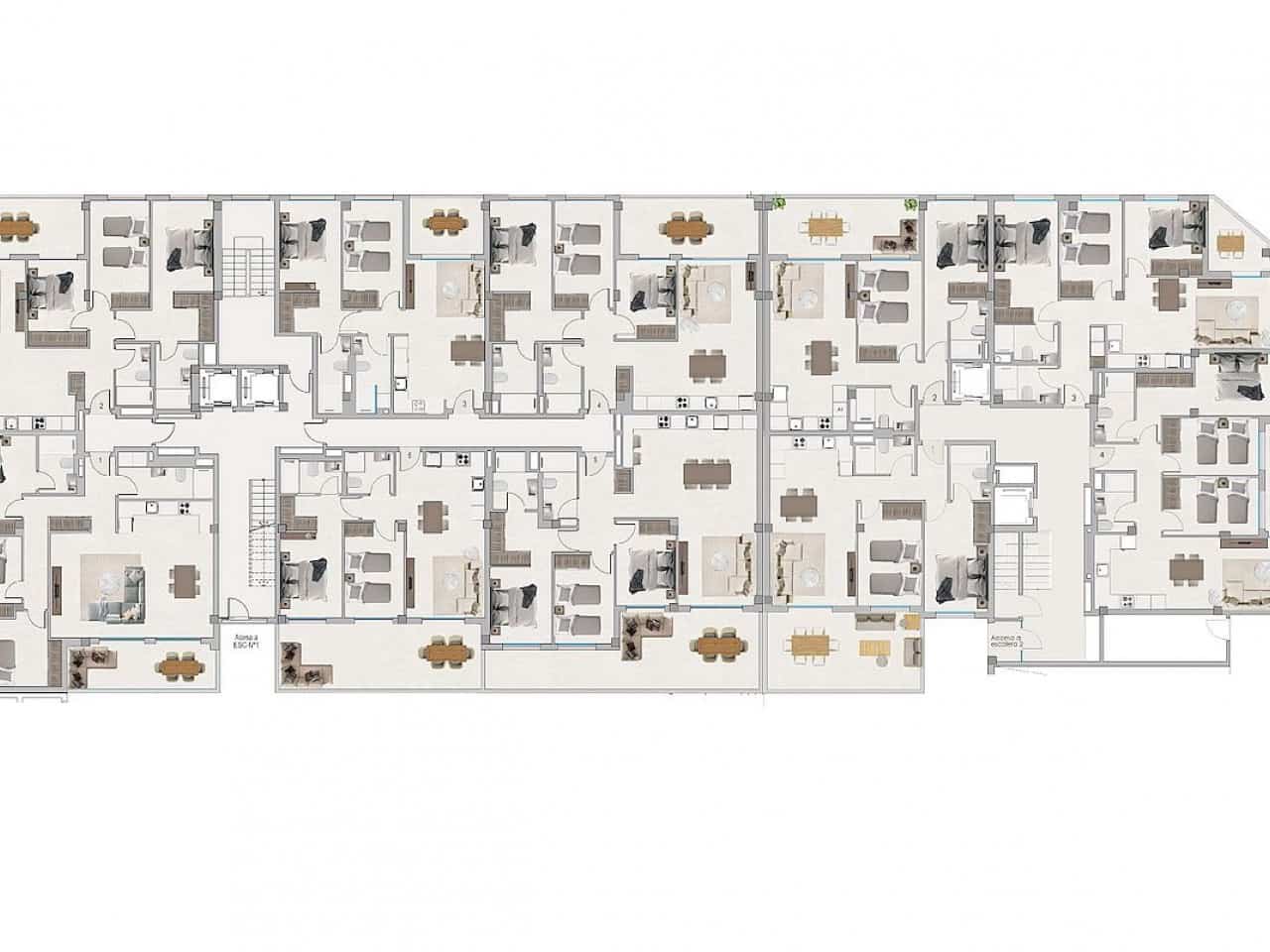 2 soveværelse Penthouse til salg i Santa Pola med swimmingpool - € 298.000 (Ref: 9318441)