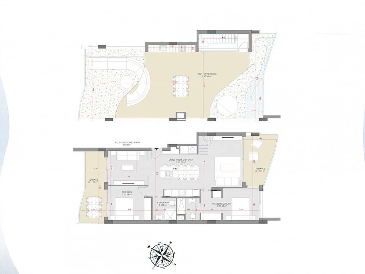 3 camera da letto Attico in vendita in La Manga del Mar Menor con piscina - 950.000 € (Rif: 9318455)
