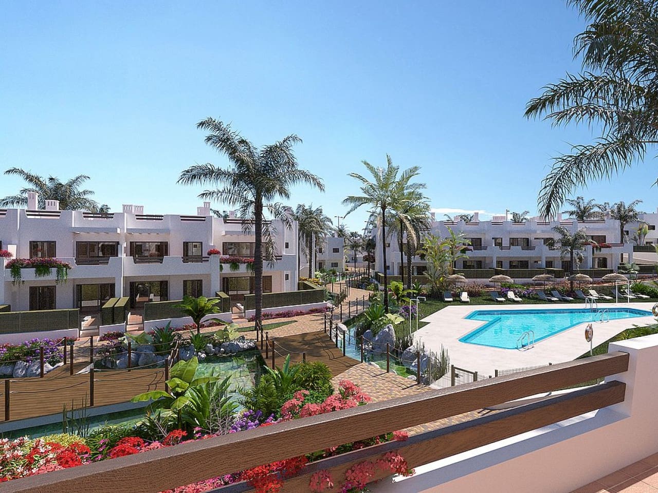 2 soverom Rekkehus til salgs i San Juan de los Terreros med svømmebasseng - € 237 000 (Ref: 9318459)