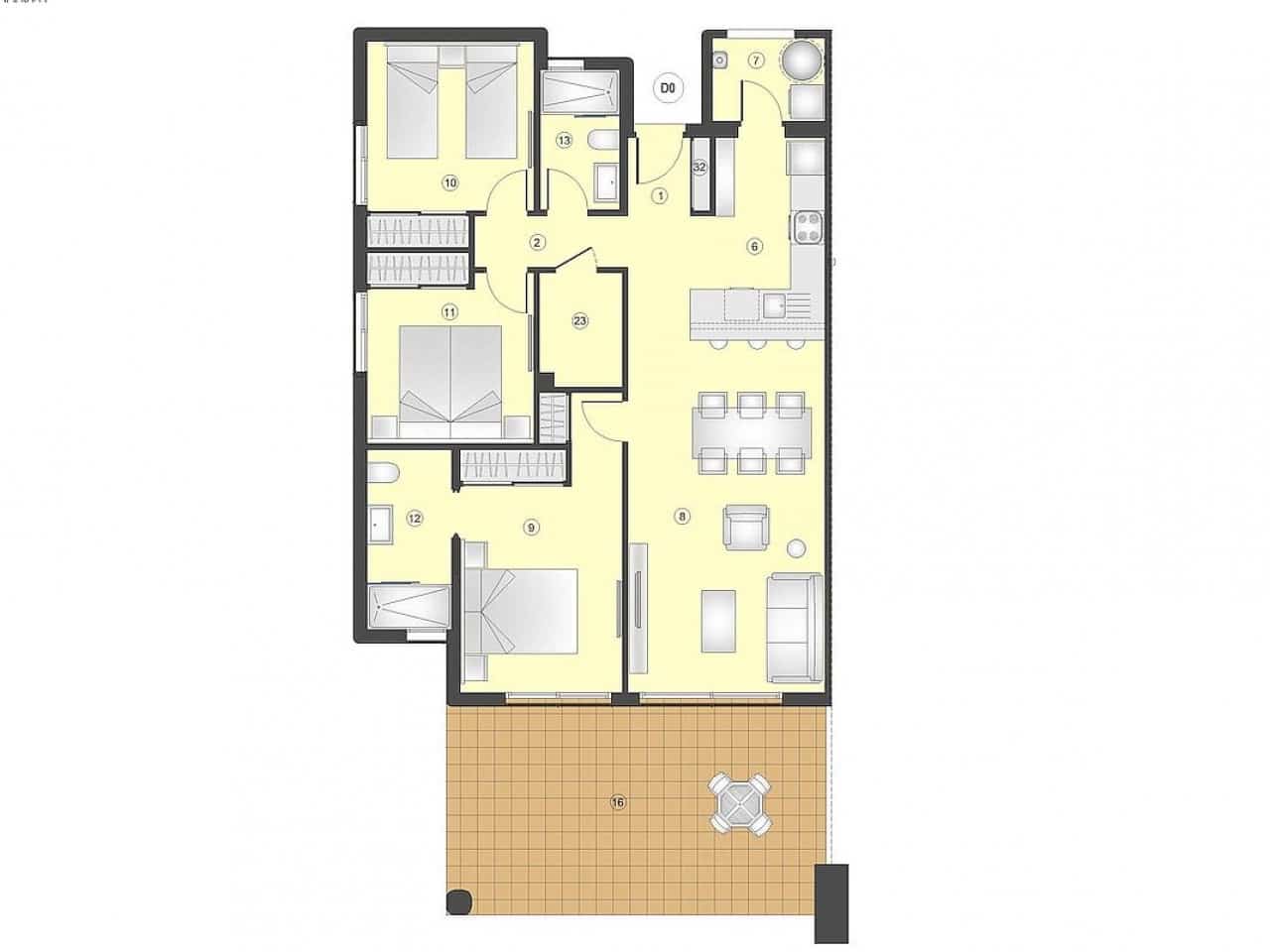 3 makuuhuone Rivitalo myytävänä paikassa San Juan de los Terreros mukana uima-altaan - 330 000 € (Ref: 9318462)