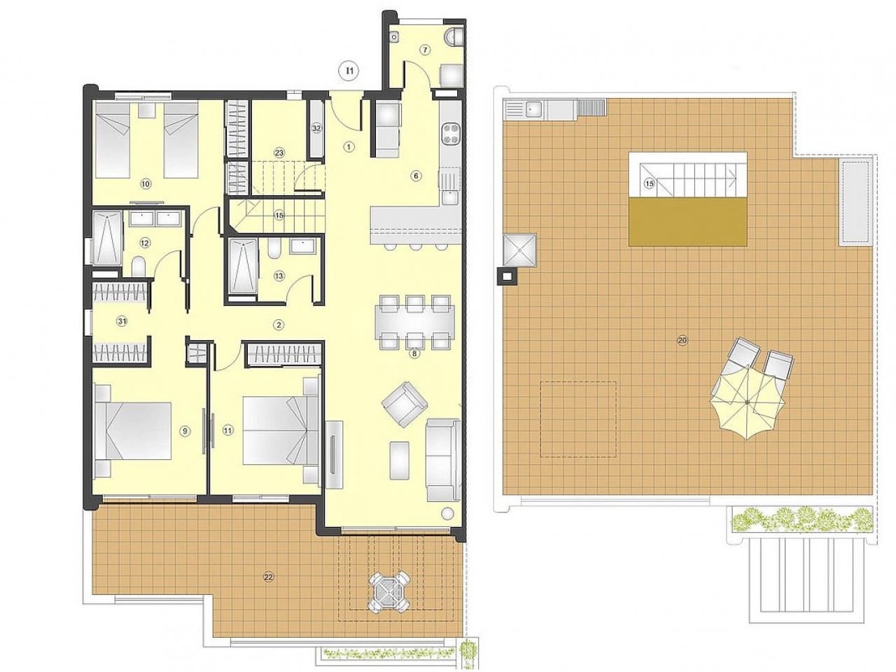 3 makuuhuone Rivitalo myytävänä paikassa San Juan de los Terreros mukana uima-altaan - 330 000 € (Ref: 9318462)