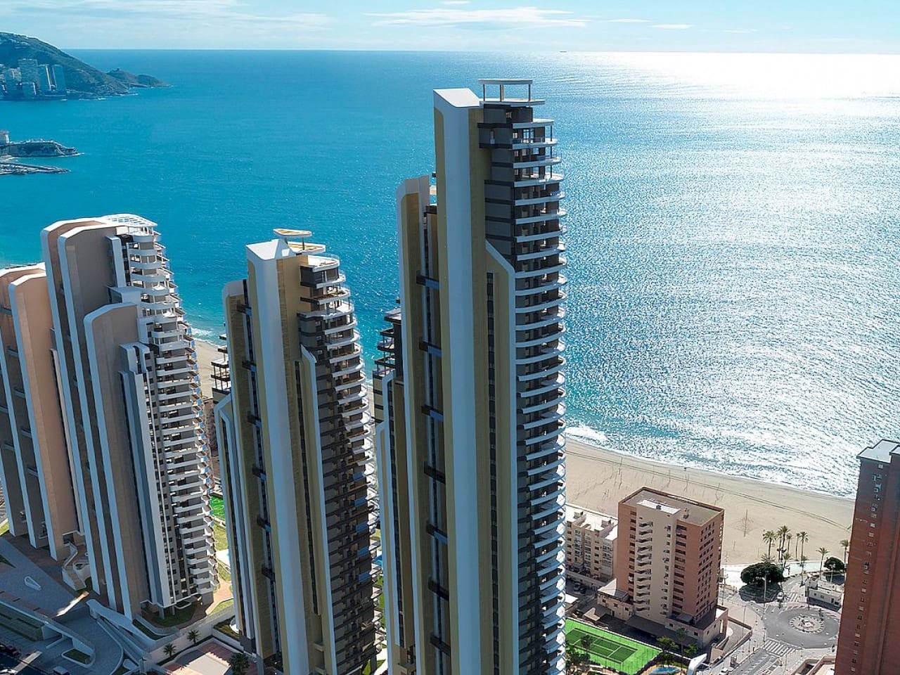 2 sypialnia Apartament na sprzedaż w Benidorm z basenem - 601 000 € (Ref: 9318463)