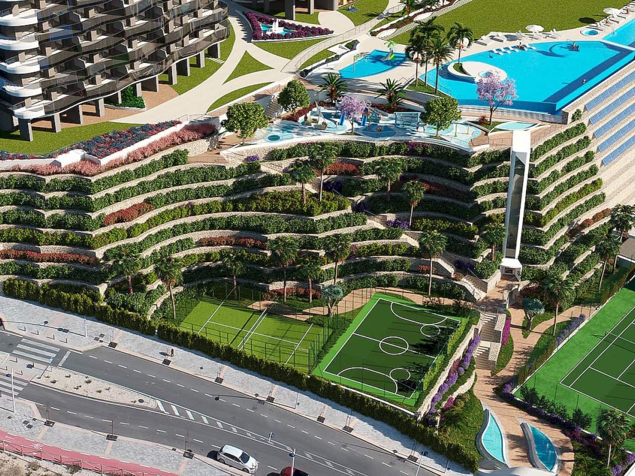 3 sypialnia Penthouse na sprzedaż w Benidorm z basenem - 1 998 000 € (Ref: 9318466)