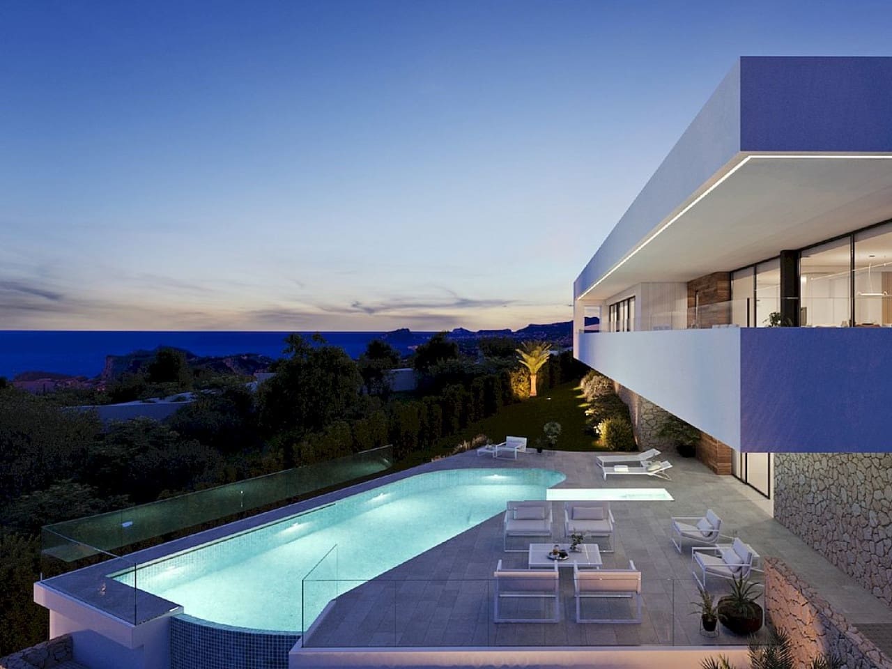 3 camera da letto Villa in vendita in Cumbre del Sol con piscina - 2.167.000 € (Rif: 9318476)