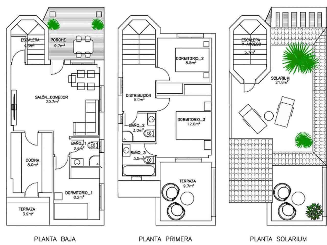3 camera da letto Villa in vendita in La Marina con piscina - 275.000 € (Rif: 9318484)
