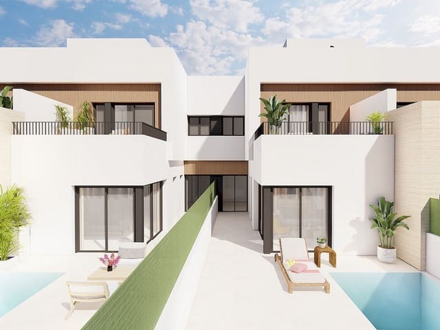 3 makuuhuone Huvila myytävänä paikassa Santiago de la Ribera, San Javier mukana uima-altaan - 396 000 € (Ref: 9318492)