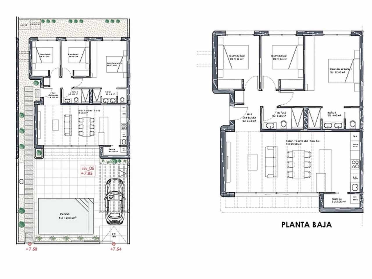 3 bedroom Villa for sale in Los Alcazares with pool - € 499,900 (Ref: 9318496)