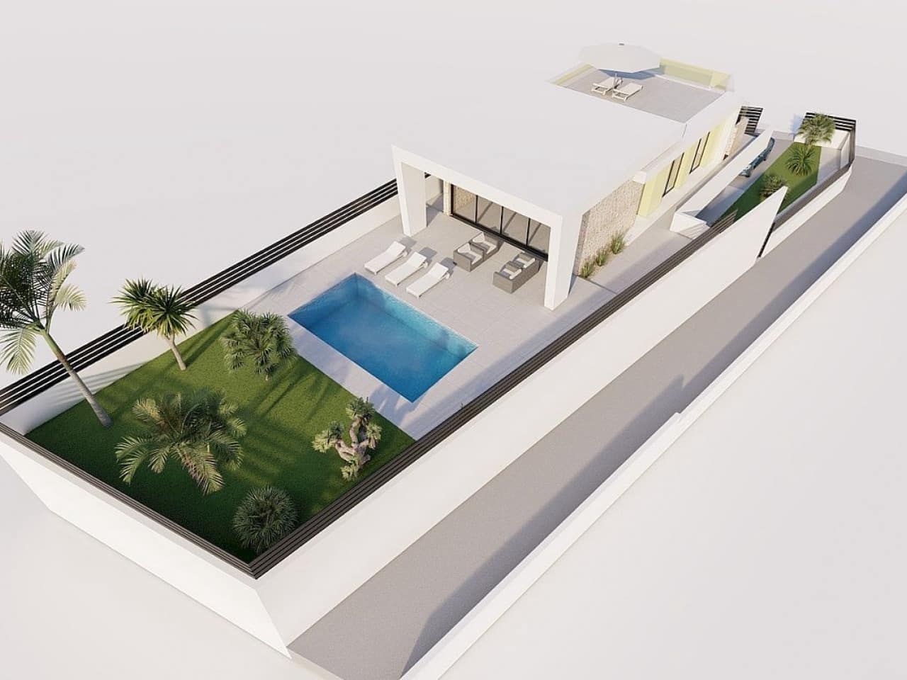 Chalet de 3 habitaciones en Los Balcones en venta con piscina garaje - 725.000 € (Ref: 9318506)