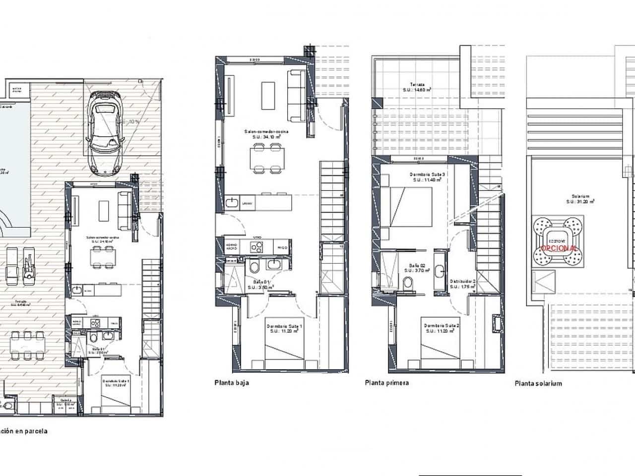 3 bedroom Villa for sale in Ciudad Quesada with pool - € 435,000 (Ref: 9318511)