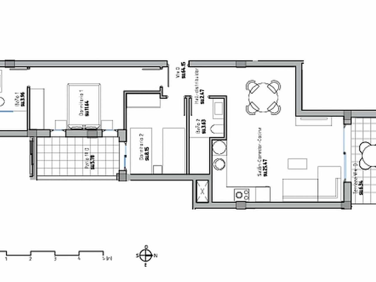 2 sovrum Lägenhet till salu i Guardamar del Segura med pool - 297 000 € (Ref: 9318522)