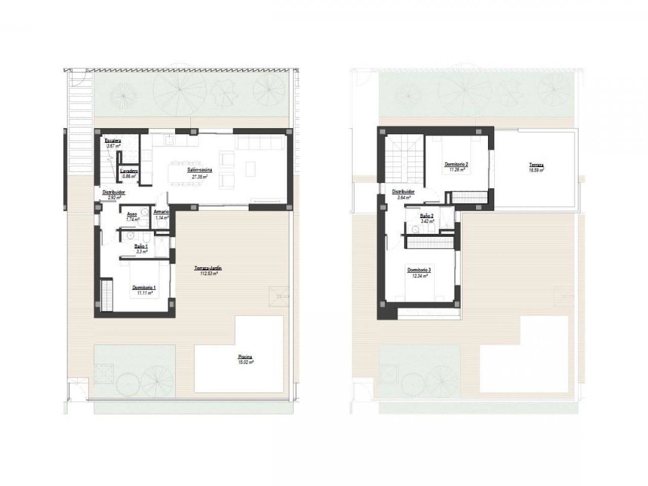 3 bedroom Villa for sale in Los Alcazares with pool - € 599,000 (Ref: 9318526)