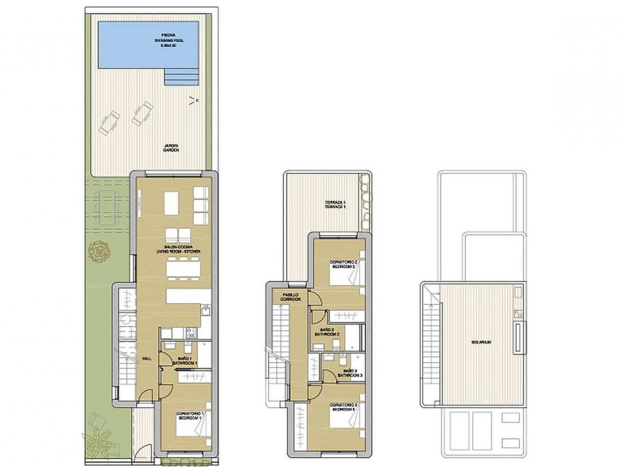 3 bedroom Villa for sale in Pilar de la Horadada with pool - € 539,900 (Ref: 9318533)