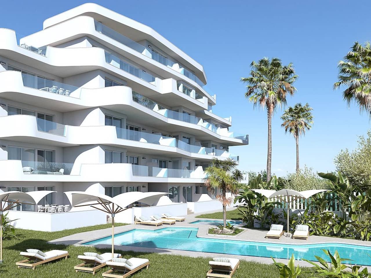 2 bedroom Apartment for sale in Pilar de la Horadada with pool - € 365,000 (Ref: 9318536)