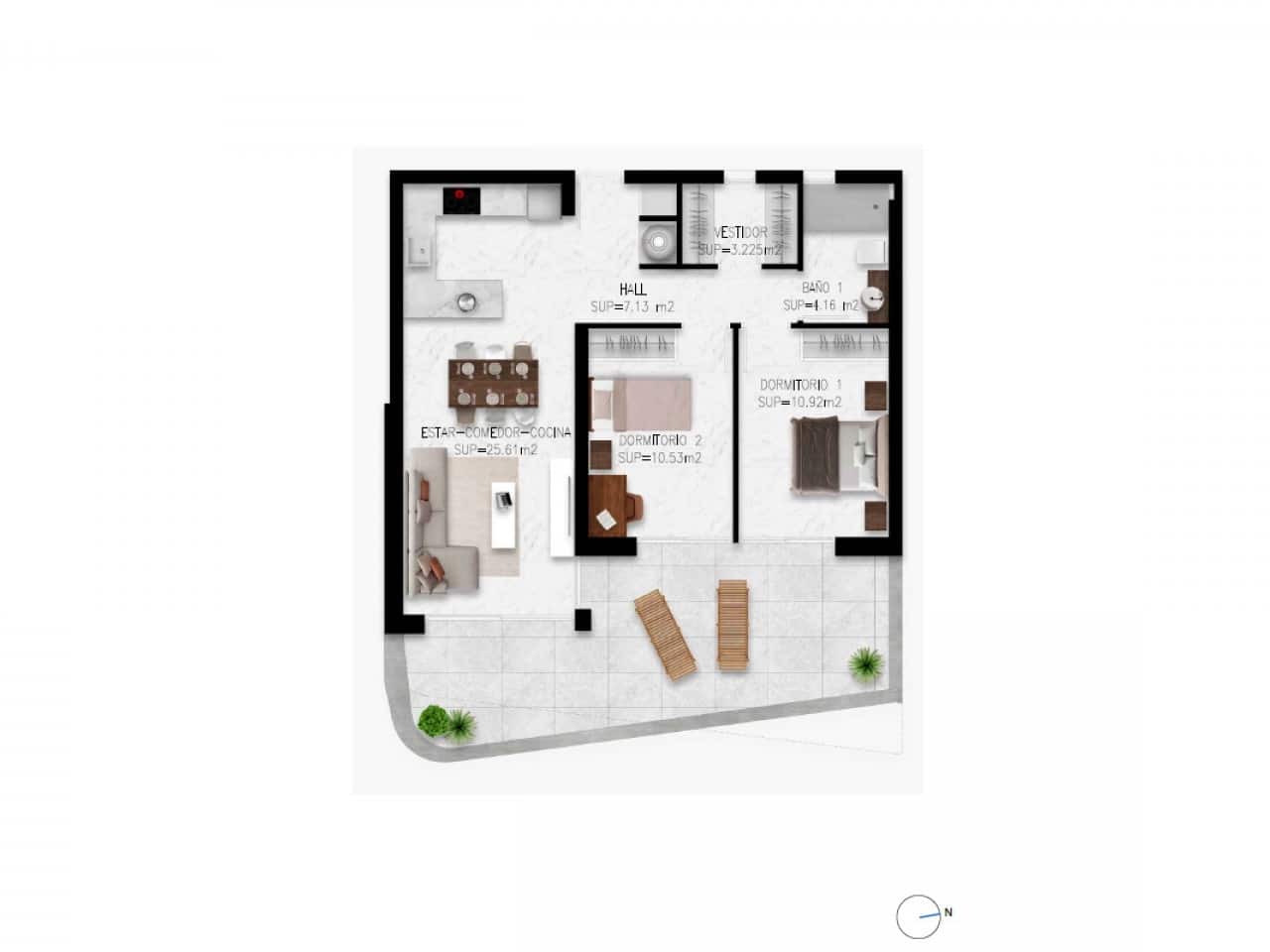 2 sypialnia Apartament na sprzedaż w Pilar de la Horadada z basenem - 410 000 € (Ref: 9318537)