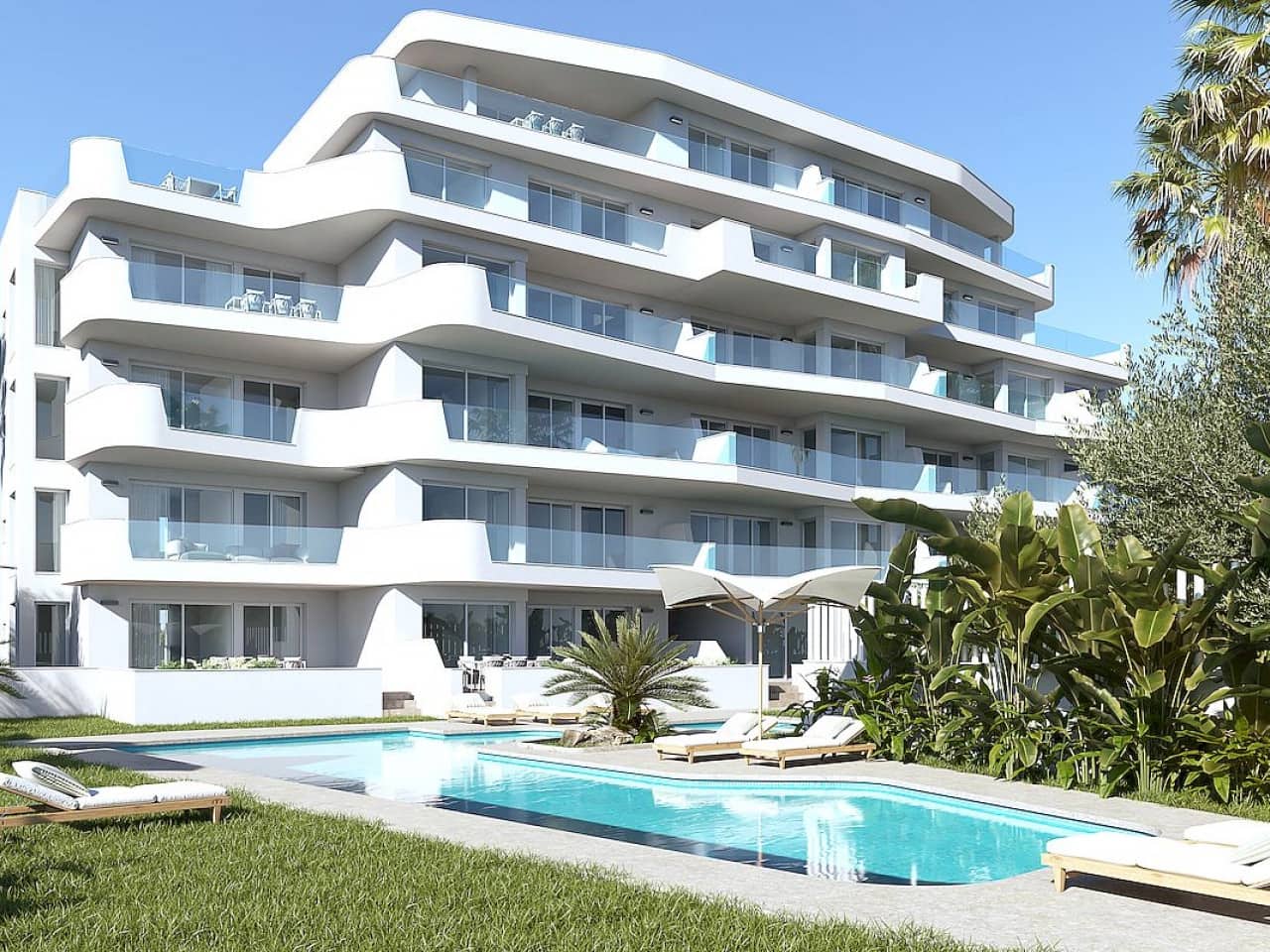 2 sypialnia Apartament na sprzedaż w Pilar de la Horadada z basenem - 410 000 € (Ref: 9318537)