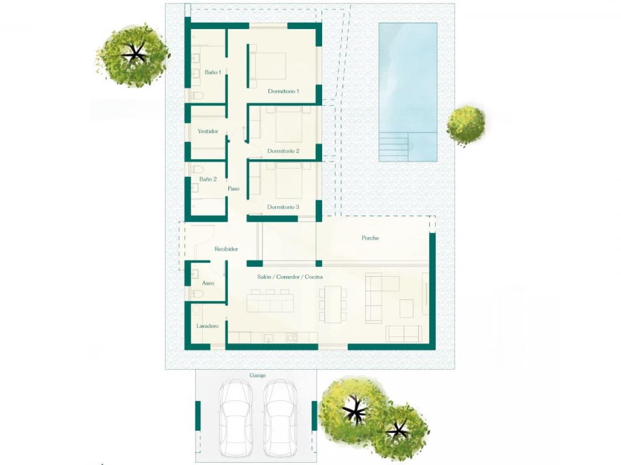 4 soverom Villa til salgs i Fuente Alamo de Murcia med svømmebasseng - € 552 000 (Ref: 9318544)