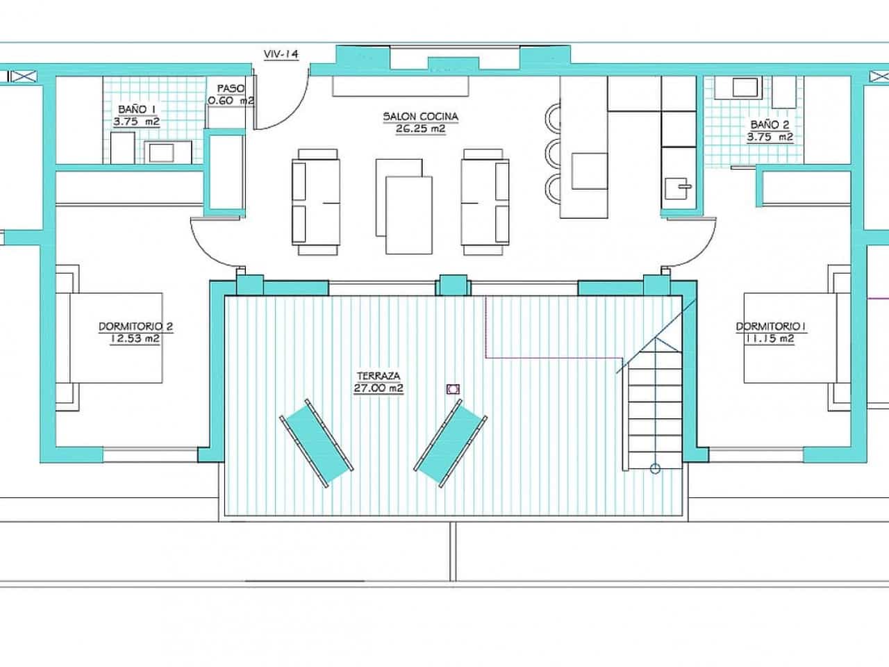 2 bedroom Apartment for sale in Torre-Pacheco with pool - € 399,000 (Ref: 9318547)